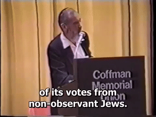 Rabbi Meir Kahane on Why do secular Sephardic Jews support me 00:01:53